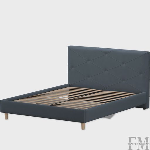 Кровать «Ромео», серая